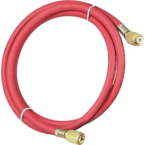 Kältemittelschläuche, AC-Ladeschlauch, HVAC-Ladeschlauch 150 cm/59,06 Zoll, langlebige Konstruktion, flexibler Anschluss, 3er-Pack, mehrfarbig, für Auto, Wohnmobil, Heim-Klimaanlage, Service, Rot