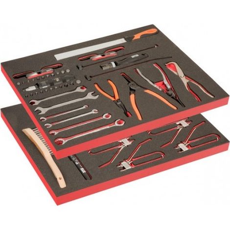 BAHCO - 2 modules mousse pour la réparation automobile - 42 Pcs