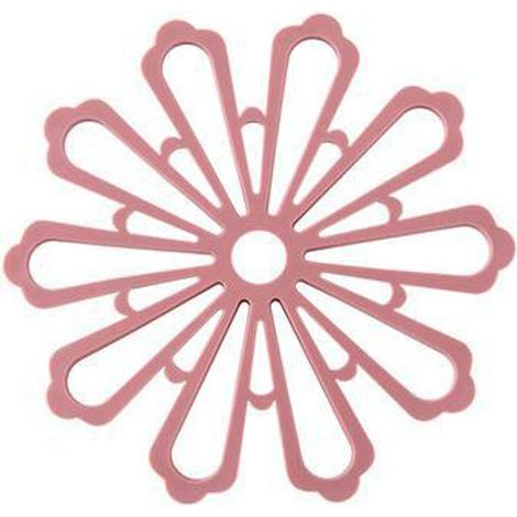 Sous - verres isolants antidérapants en forme de pétales creux pour bols chauds et couverts (1/5)