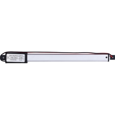 Actionneur électrique miniature DC24V sans ailettes, actionneur linéaire alternatif à tige de levage automatique, vitesse de déplacement 4 mm/s, course de 150 mm, poussée de 150 N (1/5)
