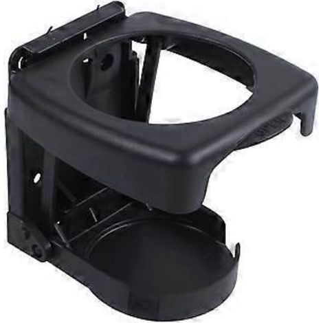 Support pliable en plastique noir pour gobelet, canette ou bouteille de voiture ou camion.