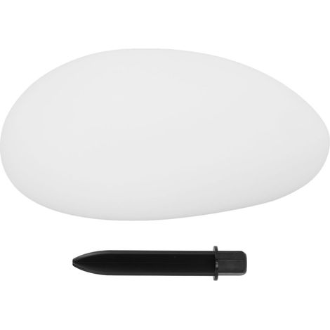 Ortviai Lampe Solaire de Jardin en Pierre LED avec Batterie Intégrée 1500 mAh, 9 Couleurs, Étanche, 30 x 40 x 16 cm (1/5)