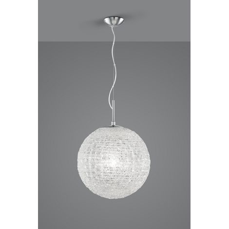 Suspension SWEETY argent Ø40 cm TRIO avec variateur (1/2)