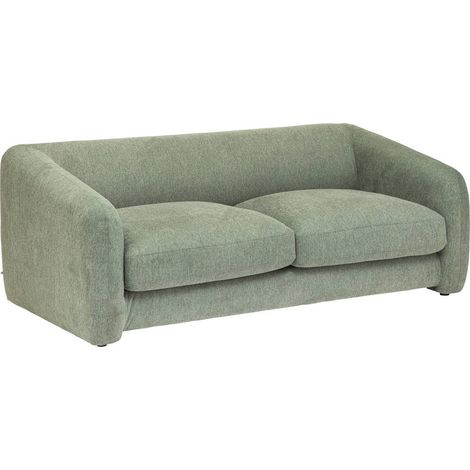 Divano letto a 3 posti guppy color verde cedro - Atmosphera créateur d'intérieur (1/4)