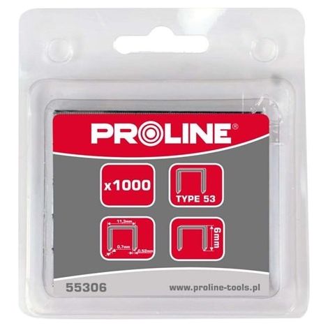 Grapas endurecidas tipo A 53 L:14 mm Proline