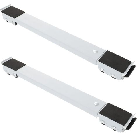 Set verstellbarer mobiler Ständer für Waschmaschine und Kühlschrank, robuste Mehrfachbasis für Haushaltsgeräte, skalierbares Design und optimale Stabilität