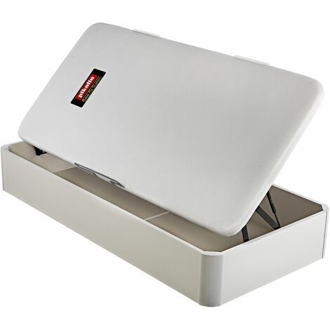 Canapé Abatible Apertura Lateral Pikolin 3D altura 27 cm Blanco - 90x190 cm (1/5)