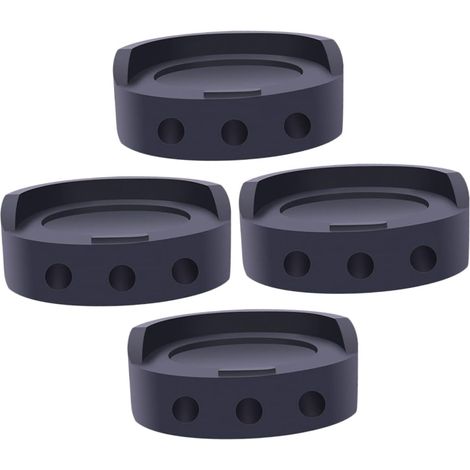 CSPARKV 4 Pack Washing Machine Base Pads Shock Absorbing - Non-Slip Furniture Riser Pads (1/4)
