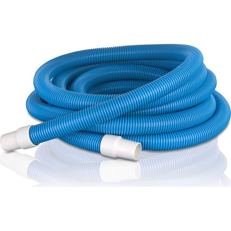 1 Tuyau Flottant Longueur 8m Diamètre 38mm Embouts Blancs Pour Skimmer Nettoyeur Piscine Hors-Sol