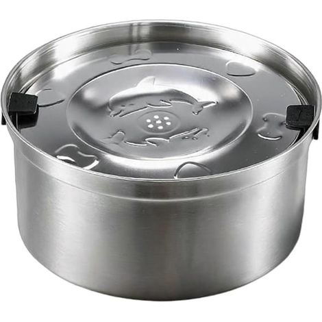 Distributeur d'eau antidérapant anti-éclaboussures pour chiens de petite, moyenne et grande taille (M) (1/5)