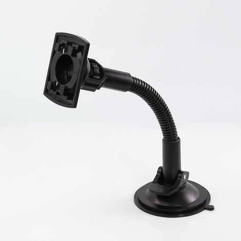 Support de téléphone universel à ventouse pour voiture, bras long, fixation pour pare-brise, noir (1/3)