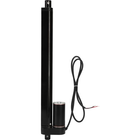 Vérin électrique linéaire 1000N 300mm course IP65 pour fauteuil massant 24V actionneur noir (1/5)