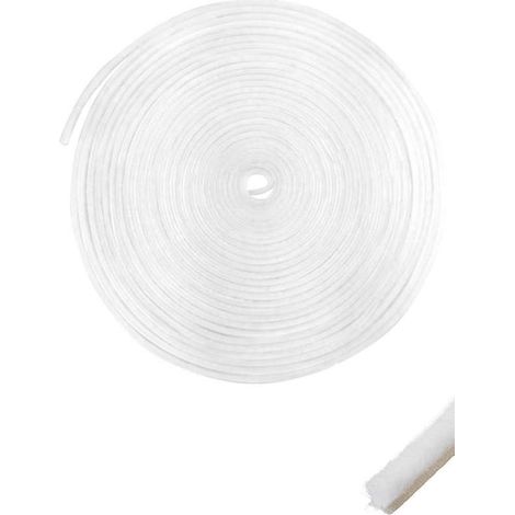 Cyclingcolors – Joint brosse non adhésif blanc pour fenêtres et portes coulissantes – Bande anti-poussière 14mm x 4mm x 4m – Étanchéité et isolation