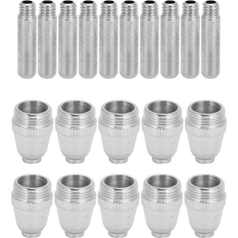 Consommables pour Torche de DéCoupe, Kit de Buses à Pointe D'électrode avec Buses de Rechange, électrodes, pour Coupe AG 60 SG55. (1/4)
