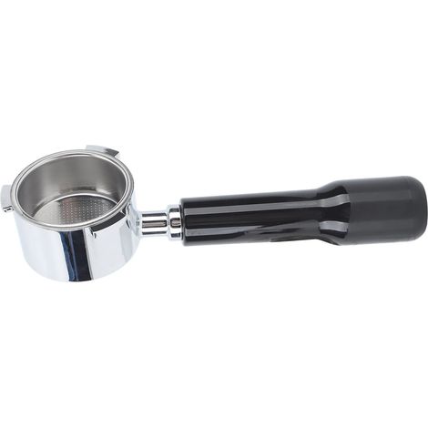 Porte-filtre à espresso sans fond, 51 mm, avec panier-filtre pour une extraction visuelle et une utilisation par les baristas.-AquaForge (1/5)