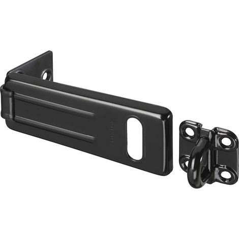 Master Lock 704EURDBLK Esterno Porta Chiavistello, Nero Opaco (1/4)