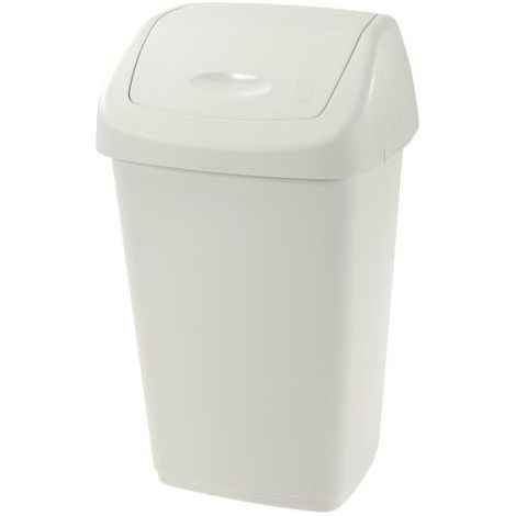 Tontarelli 8101386112 Aurora Pattumiera Coperchio Basculante 9 L colore Bianco