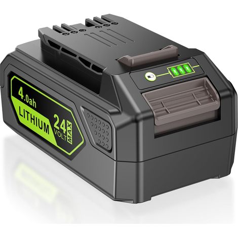 Batterie de rechange 24 V 4 Ah pour Greenworks, batterie Li-Ion GW2430 pour outils Greenworks 29842 29852 BAG708 BAG711 20352 22232 2508302 (1/5)