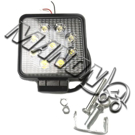 Bloc optique de phare pour chariot élévateur (9 LED), boîtier de lentille de 45 mm, type universel DD-9LED