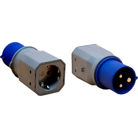 ADAPTADOR CLAVIJA 2P+T BASE 2P+TTL - FAMATEL