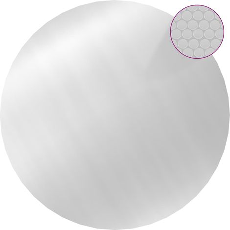 Maison Exclusive - Copertura per Piscina Argento 455 cm PE (1/5)