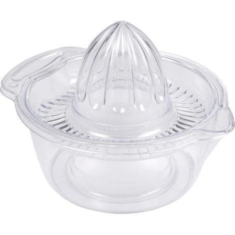Presse Agrumes Emboitable Plastique 16 x H11 cm Transparent
