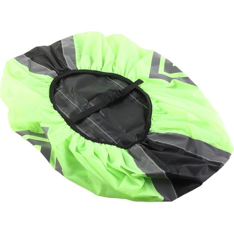 Housse imperméable pour sac à dos, haute visibilité réfléchissante, ultra-légère, protection pour vélo et randonnée en extérieur. (1/5)