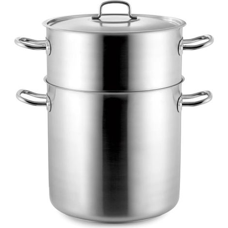Couscoussier Professionnel Inox - Forme Droite - Ø 28 cm - Pujadas