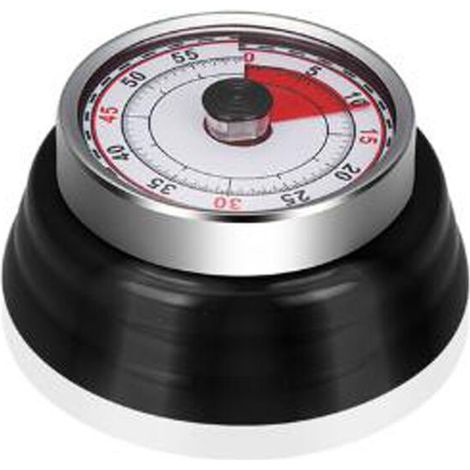 Minuteur mécanique à compte à rebours pour appareils de cuisine, réveil pour étudiants avec réglage du temps et aimant. (1/5)