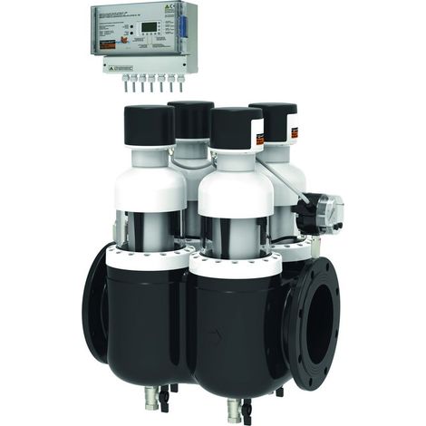 Automatik-Rückspül-Schutzfilter JPF-QC-ATP DN 125 320 ym potenzialfrei