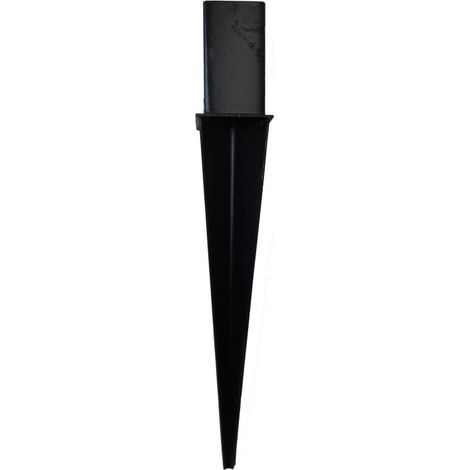 Porta palo per terreno acciaio zincato 6x6 cm – supporto fissaggio pali legno giardino outdoor