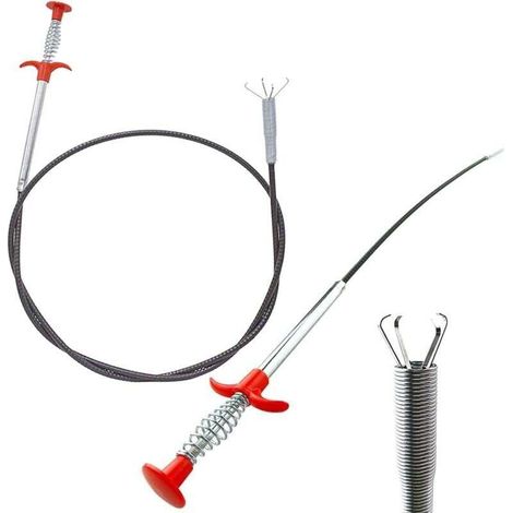 Lot de 2 pinces à griffes flexibles pour travailler dans des pièces étroites (90 cm/200 cm)