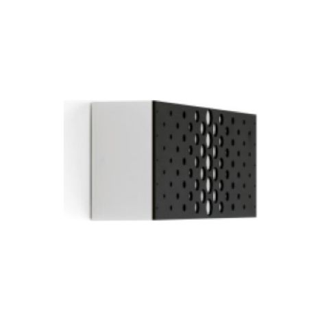 Applique led da parete per esterni nero 4000k ip65 10w 484 lm cri80 lombardo ll116007n (1/3)