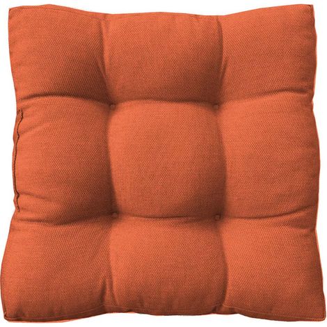 Cuscino da pavimento in stoffa Hawai Outdoor arancione 60x60x12cm - Stoffa