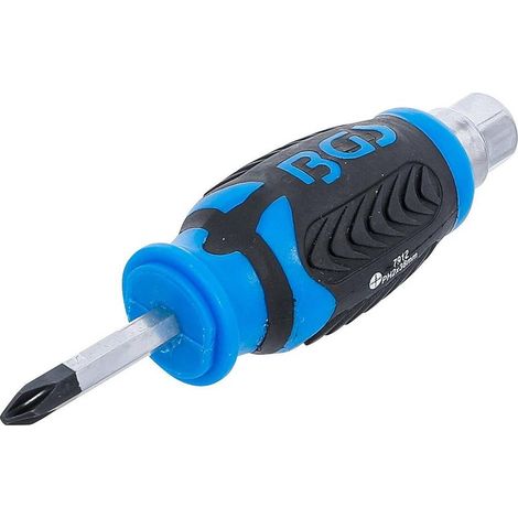 Tournevis Lame Six Pans Cruciforme PH2 38 mm - Précision et Confort d Utilisation, Zones Difficiles - D-Work (1/5)