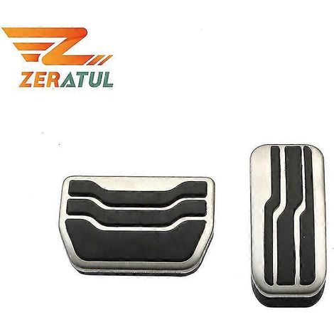Kit de pédales de frein et d'accélérateur Zeratul Auto Pedals en acier inoxydable, sans perçage, pour Ford Fusion Mondeo 2013-2020 et Lincoln MKZ pédales (1/4)