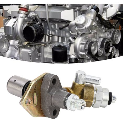 Pompe à carburant pour générateur diesel 186FA, pompe à carburant monocylindre refroidie par air L100N avec électrovanne, 12V. (1/5)