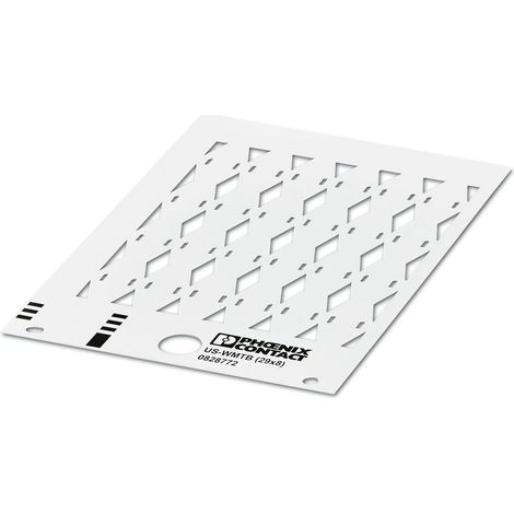 Marqueur de câbles Phoenix Contact série US-WMTB (29X8) à utiliser avec Bloc de jonction modulaire