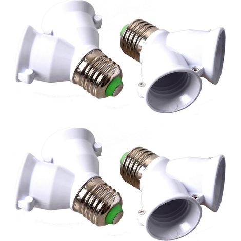4 x E27 adaptateur E27 pour Dual Vis Bayonet Con r (1/5)