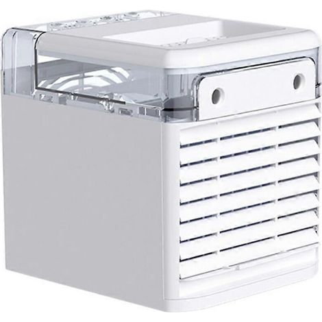 KZQ Tragbare USB-Klimaanlage, Verdunstungskühler, mobiler Tischventilator für den Sommer (1/4)