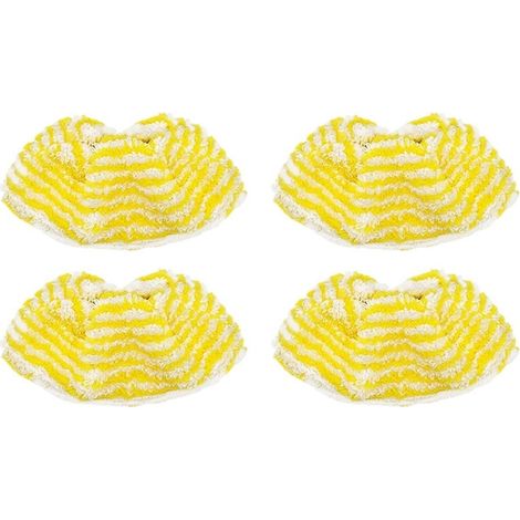 4 Pièces détachées compatibles avec les aspirateurs à main Karcher EasyFix SC2, SC3, SC4 et SC5 : chiffons lingettes lavables en microfibre for balai vapeur. Accessoires(Army green) (1/5)