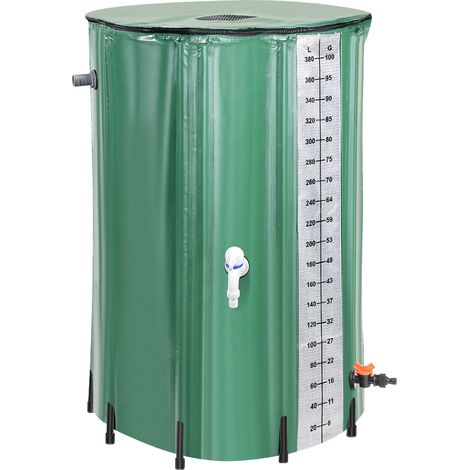SWANEW Serbatoio pieghevole per acqua piovana in PVC 380L. serbatoio per acqua piovana (1/5)