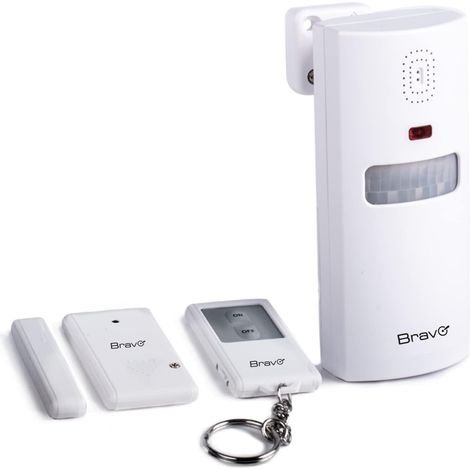 Bravo – Kit Allarme Rilevatore Movimento Sirena e Sensore Porta Finestra (1/5)