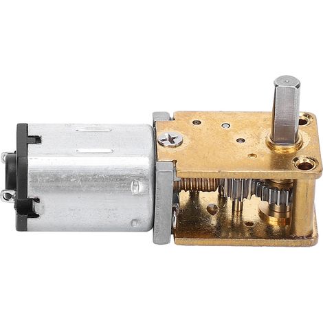 Mini moteur à engrenages, micro-réducteur à vis sans fin, moteurs CC à balais, dispositifs électroniques 1218GEN20 (DC3V 16RPM) (1/5)