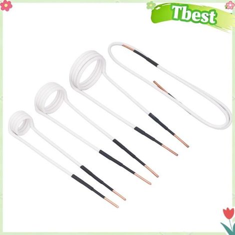 Kit de bobines de chauffage à Induction en laiton haute température, ensemble de 4 bobines avec boîte de rangement 20 30 40 750mm (1/4)