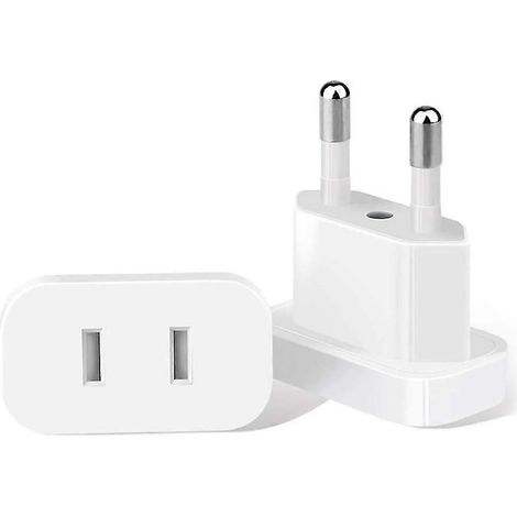 Adaptateur de charge pour tête d'arrangeur avec prise US vers UE 4 mm, convertisseur de charge conforme aux normes européennes. (1/5)
