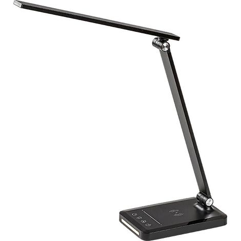 Lampada da scrivania LED nera dimmer USB 5W Rabalux (1/5)