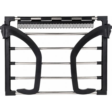 Étendoir à linge mural pliable, 40 x 32 cm, pour porte ou balcon, porte-chaussures suspendu