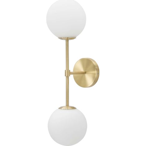 Wandlampe Taroud, Benötigt 2 Glühbirnen, Fassung E14, Innenbereich, gold