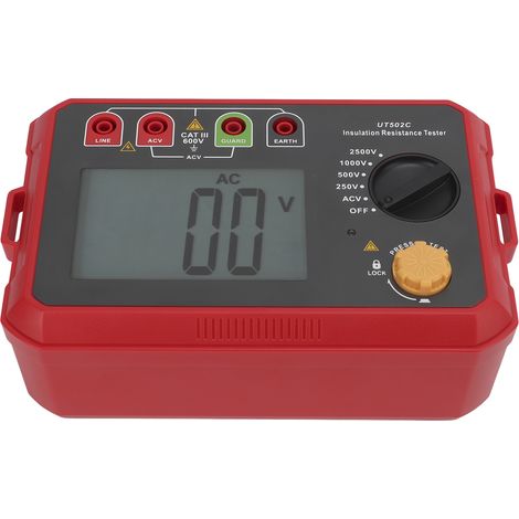 UT502C : Testeur de résistance d'isolement numérique, détecteur de fuites de circuit, outil de test pour équipements électriques (1/5)
